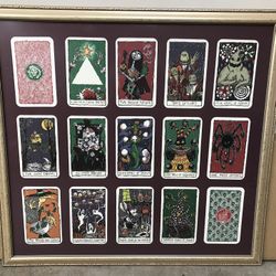 Tarot Cards Framed Nightmare Before Christmas 