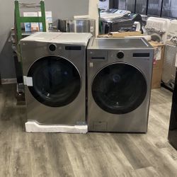 LG Front Load Washer And Gas Dryer Laundry Pair🙌🙌