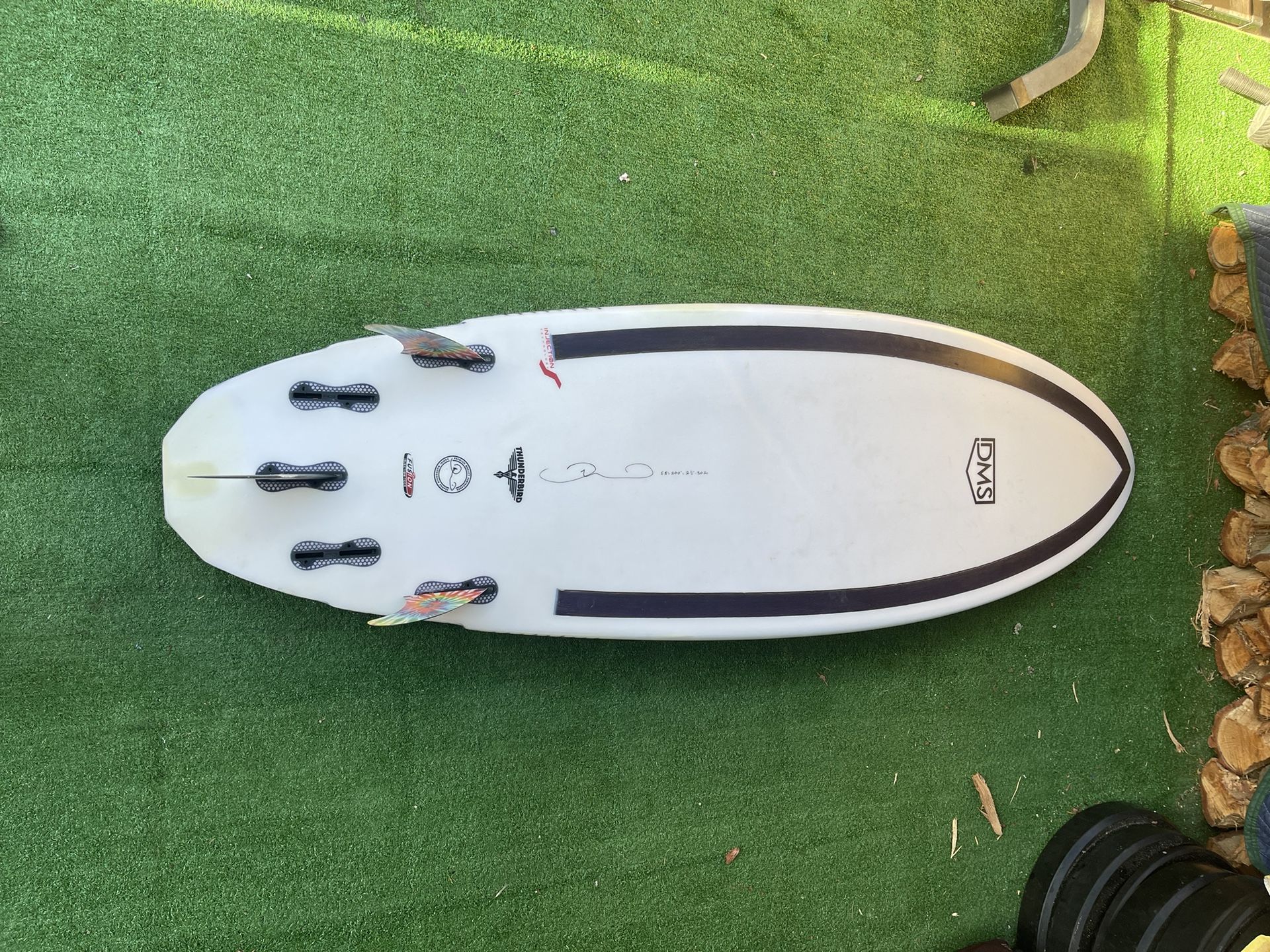 DMS Surfboards thunderbird 2nd Hand DMS Thunderbird, 5'8, 30L