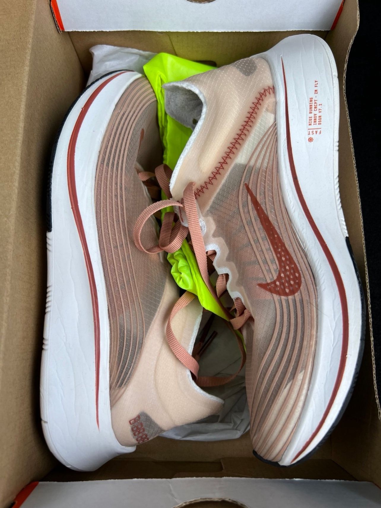 Nike Zoom Fly SP Dusty Peach Sz 7W