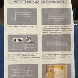 10” Pet Gate, Black (in Chino)