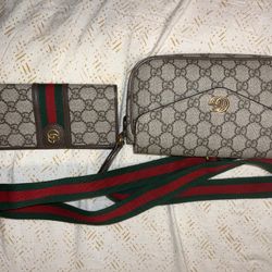 AUTHENTIC GUCCI PURSE AND WALLET