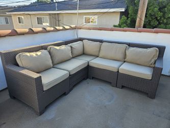 5 Piece Outdoor Patio Sectional