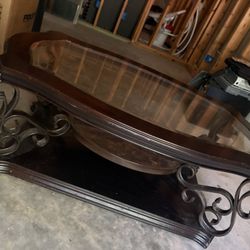 Glass Top Coffee Table