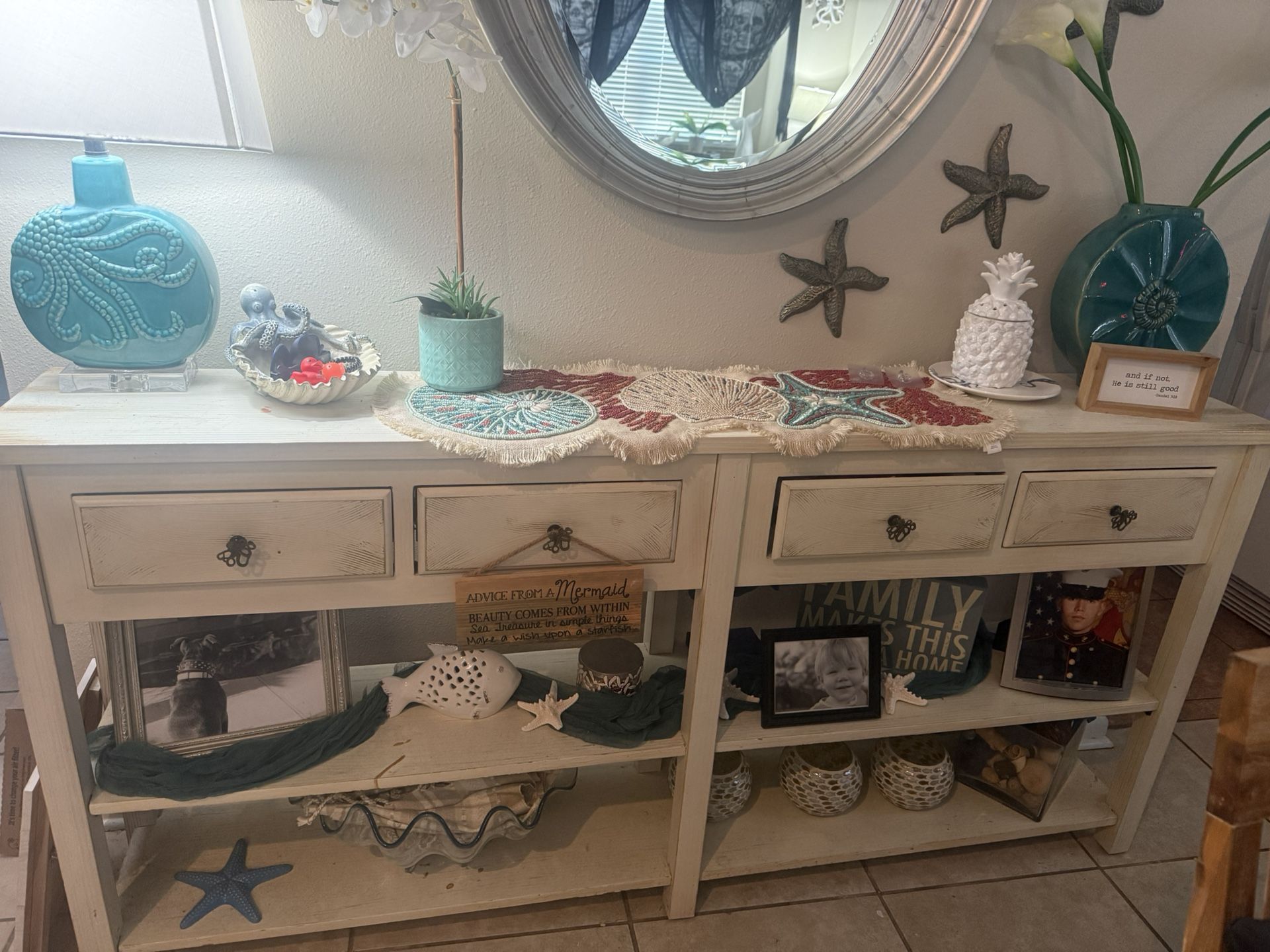 Gorgeous Coastal Credenza