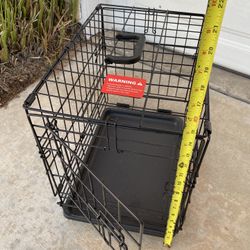 SMALL DOG KENNEL, FOLDABLE, WITH TRAY