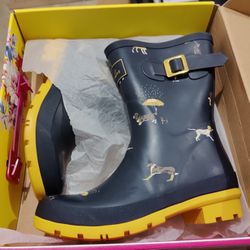 Joules Molly Welly Rain Boots Ladies Size 7!