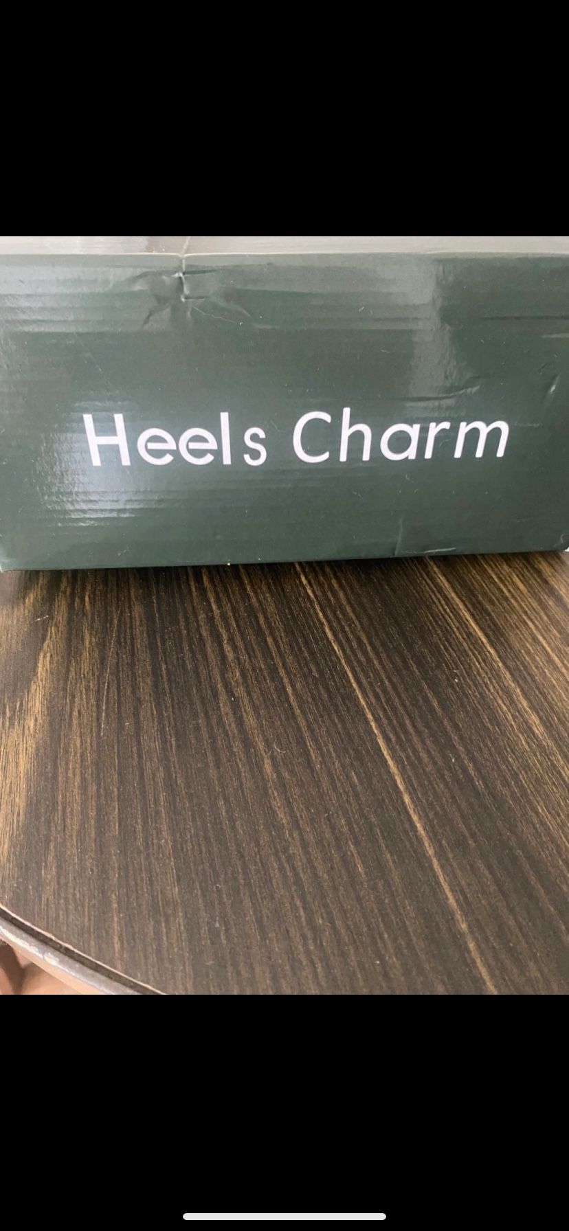Heels Charm Clear Block Sandal
