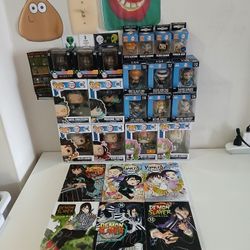 First come first pick up!
All Demon Slayer stuff  New in the pictures for Only 150 dollars (all paid 400 dollars).
The only Nendoroid Sabito costs 70 