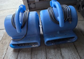 Blue Air Mover Floor Dryer Blowers –