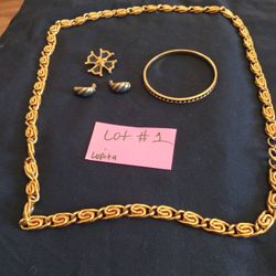 Ĝold Plated Jewelry Set