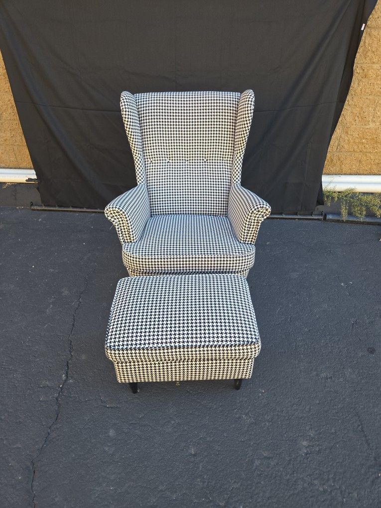 Accent Chair w/ottoman