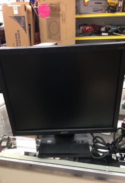 Acer LCD computer monitor 17”