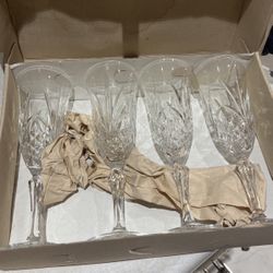 Salzburg Crystal Flandre Glass Cups