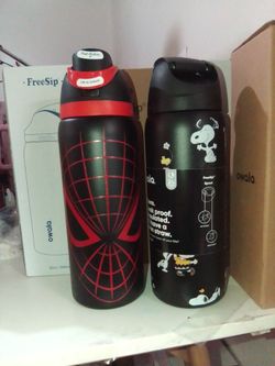 Owala FreeSip Water Bottles – Spider-Man & Snoopy