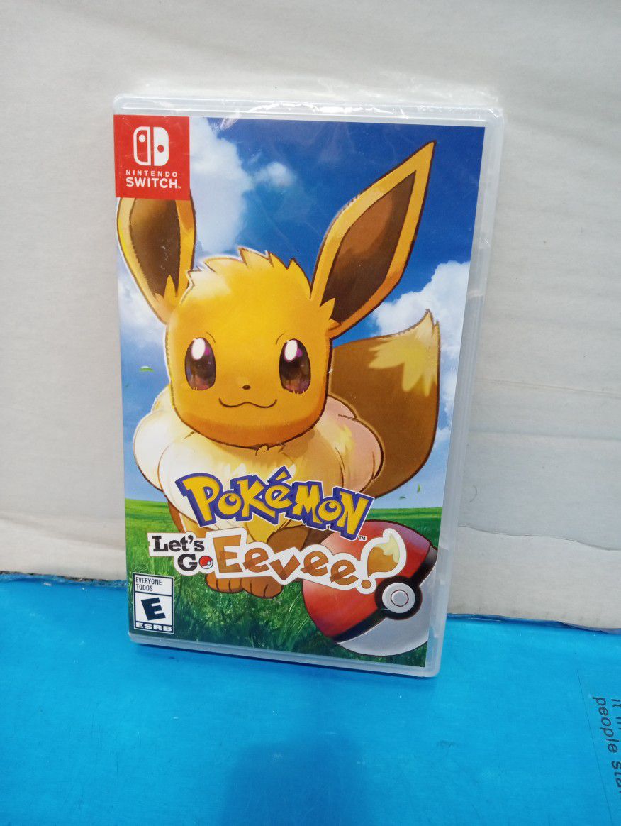 Nintendo Switch Pokemon Let's Go Eevee Factory Seal