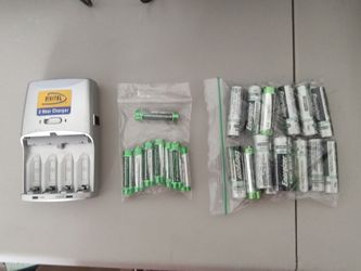 Rechargeable batteries and charger