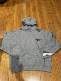 Grey Fear of God Essentials Hoodie Brand New