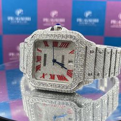 Cartier Moissanite Watch