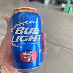 Bud Light  49er Unopened 