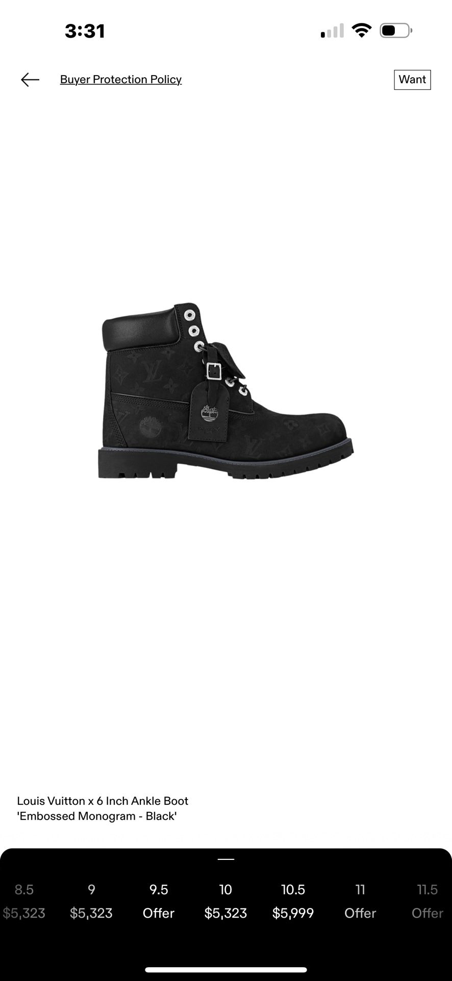 LV x Timberland 