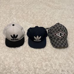 Adidas Hats & Gucci