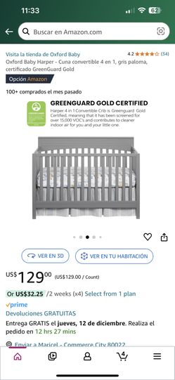 Cunas Nuevas En Caja 