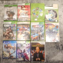 Xbox, PlayStation, Wii game lot
