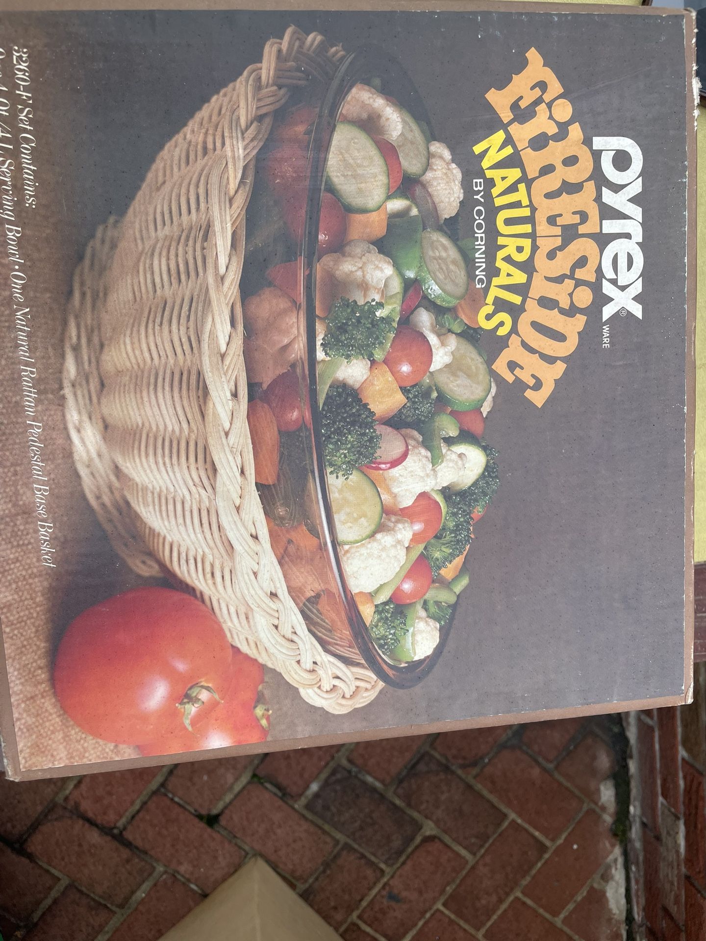 Vintage Pyrex Fireside natural