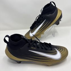 New Nike Vapor Pro 1 Football Cleats Black Metallic Gold FB3298-003 Men’s 11