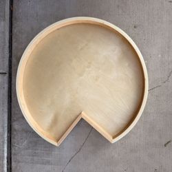 24” Solid Wood Lazy Susan – Like New