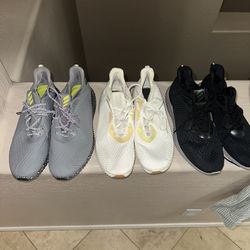 3 Pairs Of Adidas 