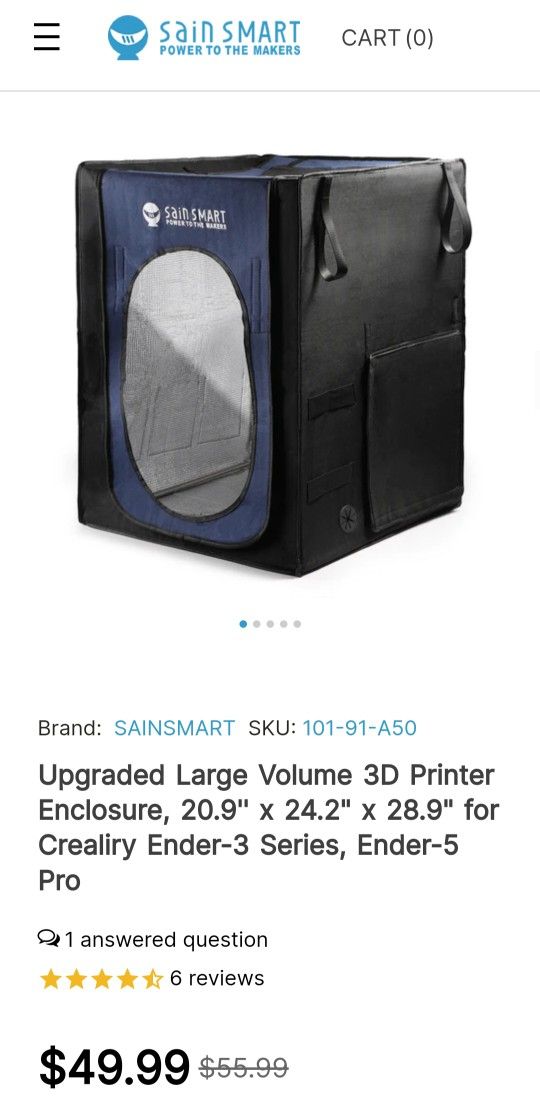 Sainsmart (Nice) Ender 3 And 5 Enclosure Creality 3 Printer