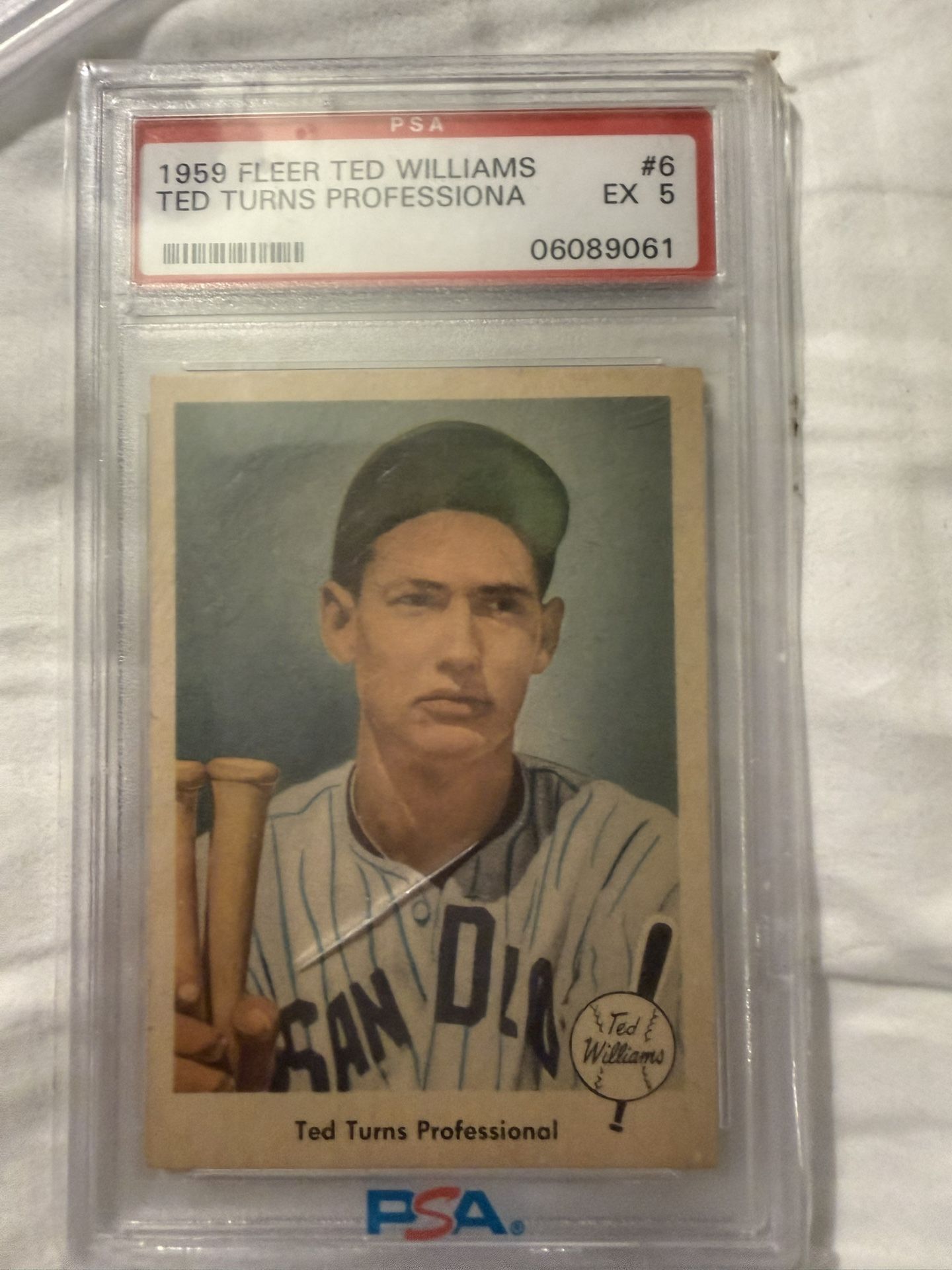 Combo Set. Americana Coin Set. Silver. 1937 Walking Liberty. Silver And A 1959 Ted Williams Card.