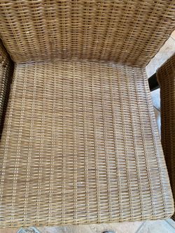 3 Rattan chairs