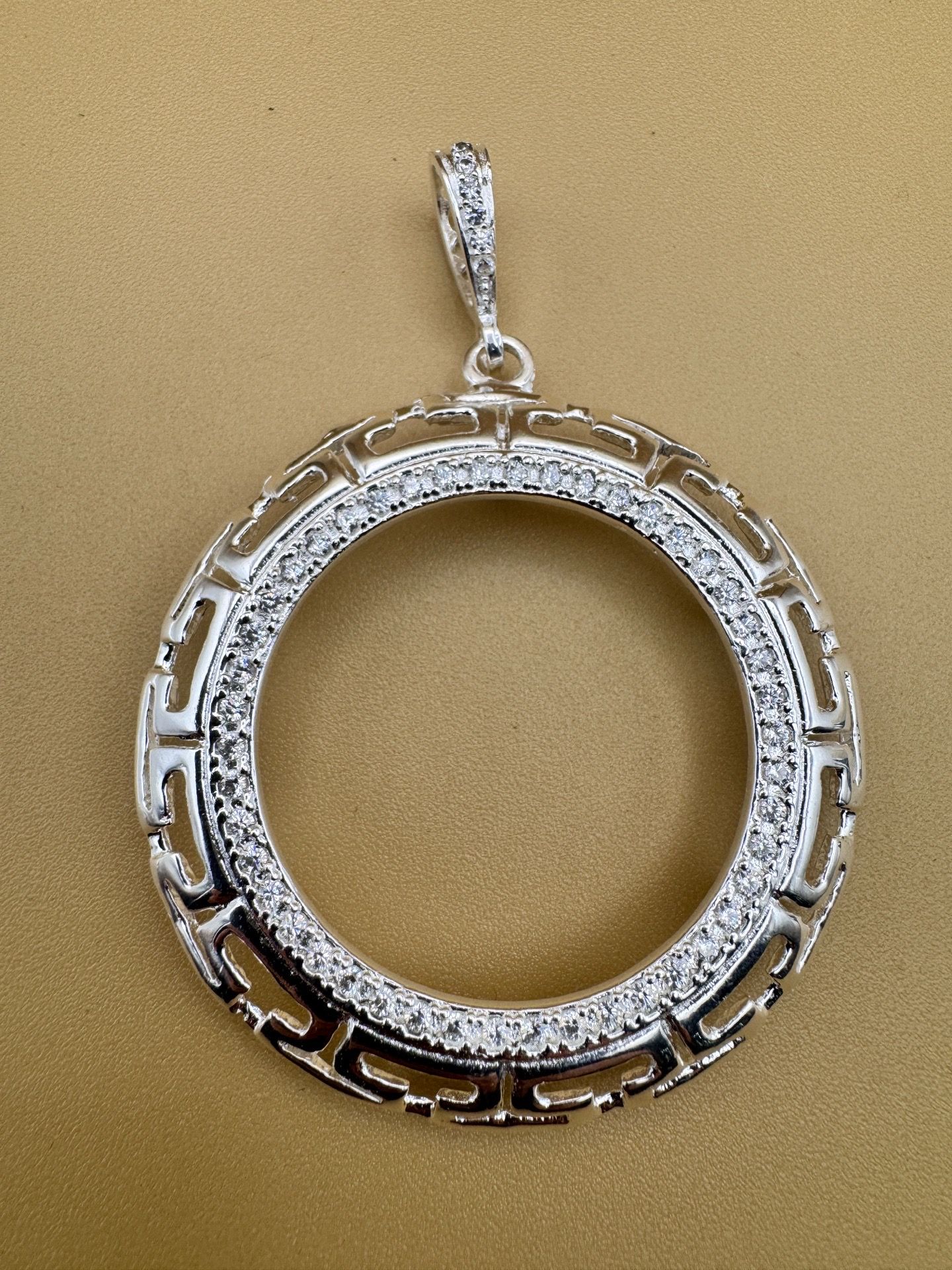 Plata 925 Bisel greco (sin moneda )