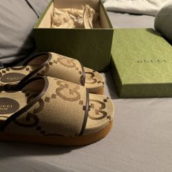 100% Authentic Women’s Gucci Platform Slide Sandals 