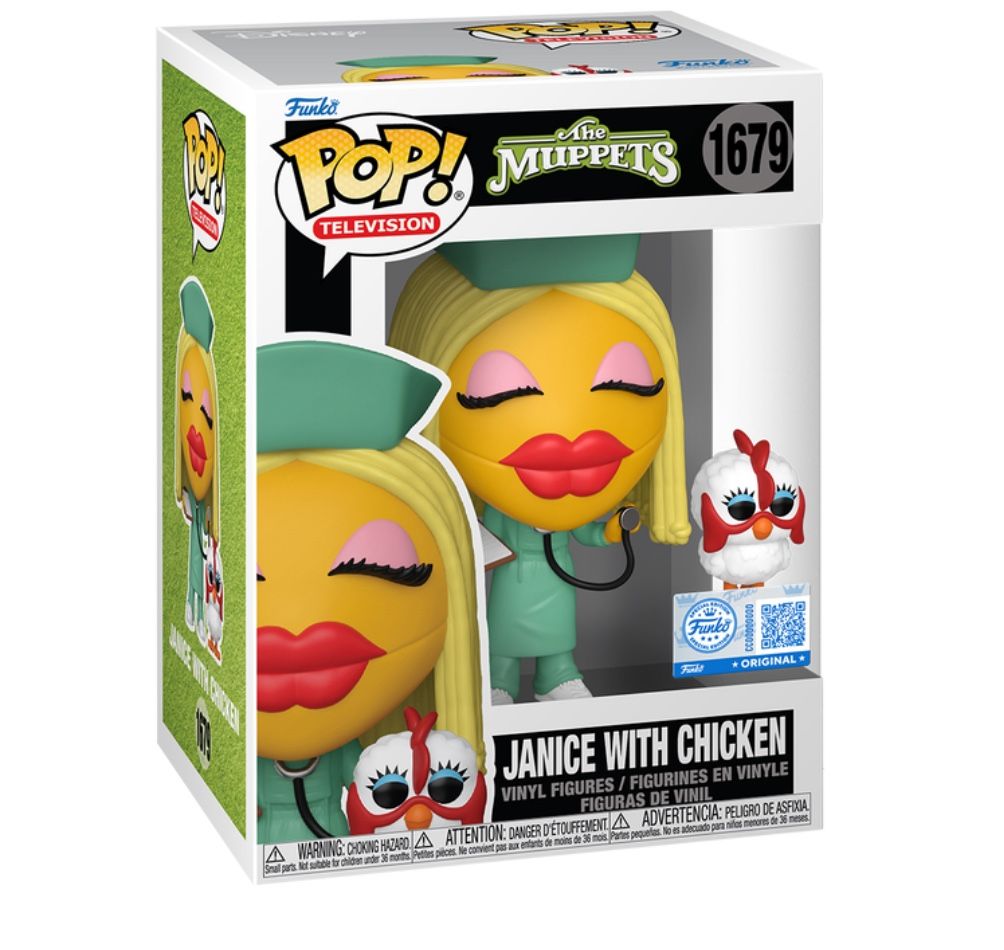 Funko pop Muppets Janice With Chicken