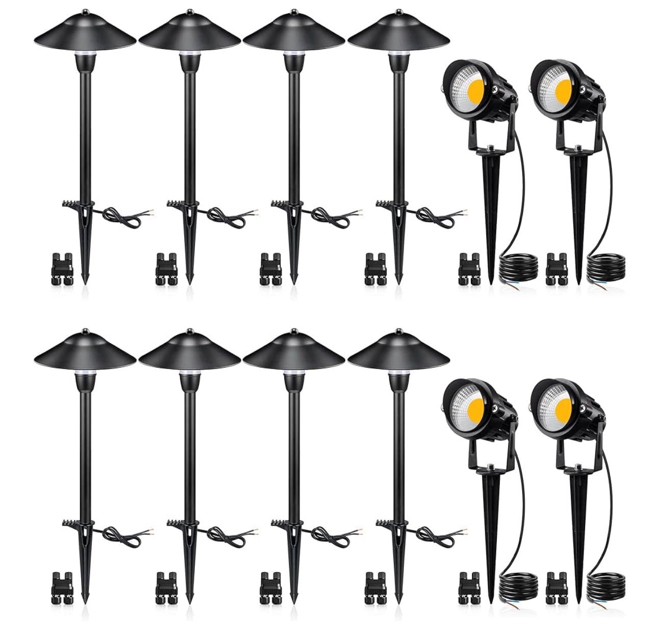 SUNVIE LED Low Voltage Landscape Lighting 12V Landscape Lighting Kit