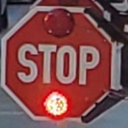 BRAND NEW STOP SIGN with LIGHTS