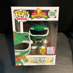 Power Rangers Funko POP! Green Ranger #360 GITD Glow 2017 Fall Convention