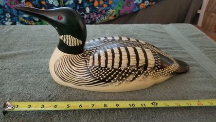 Kevin kerrigan hand carved decoy loon