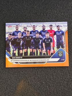 2025 Topps Now San Diego FC First Win, First Season 1/25