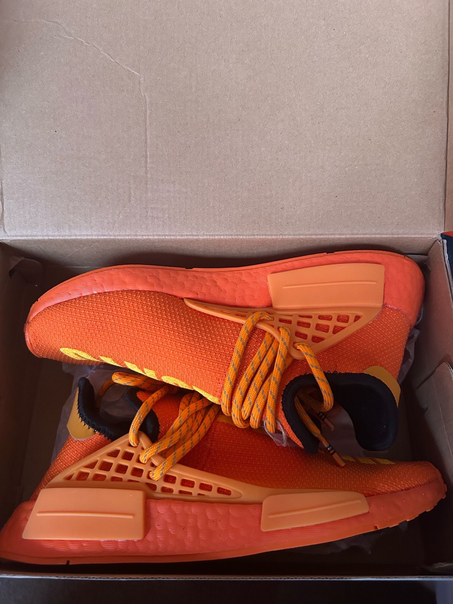 Pharrell orange NMD HU size 5