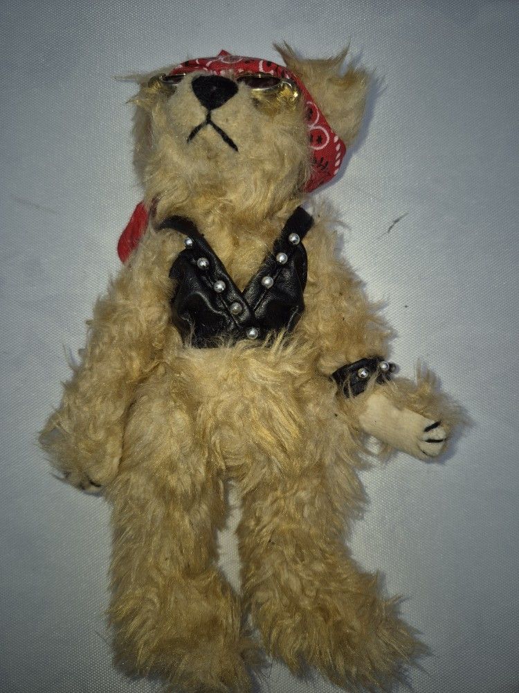 Biker Bear Ellis By Plus Image