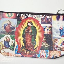 Virgen De Guadalupe Coin Change Purse Bag Wallet