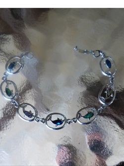 Dolphin abalone she'll bracelet
