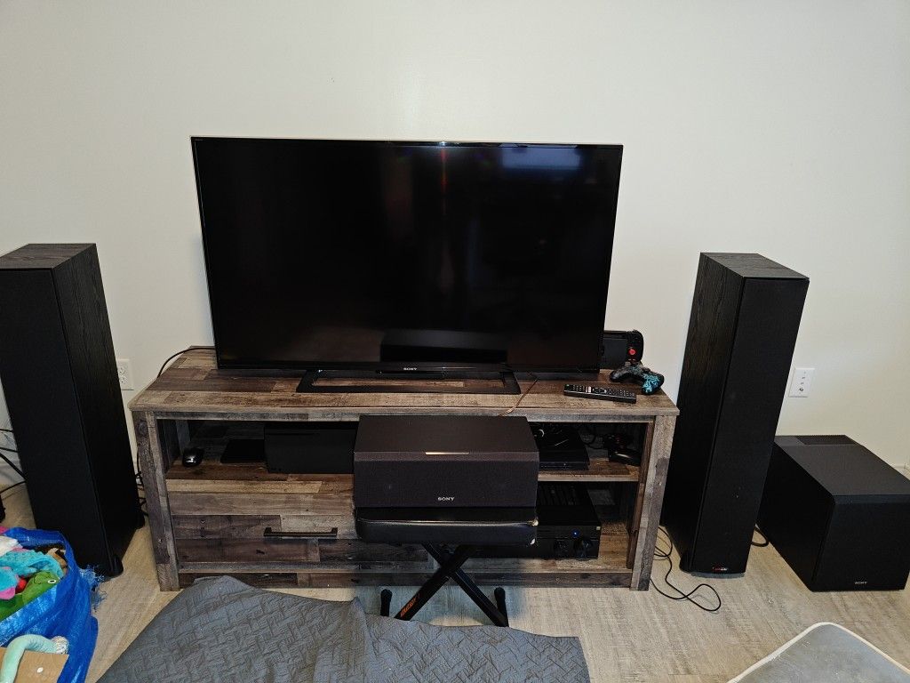Sony Sound System W/ Speakers And Woofer