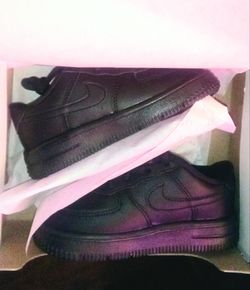 New in Box all Black Toddler Air Force