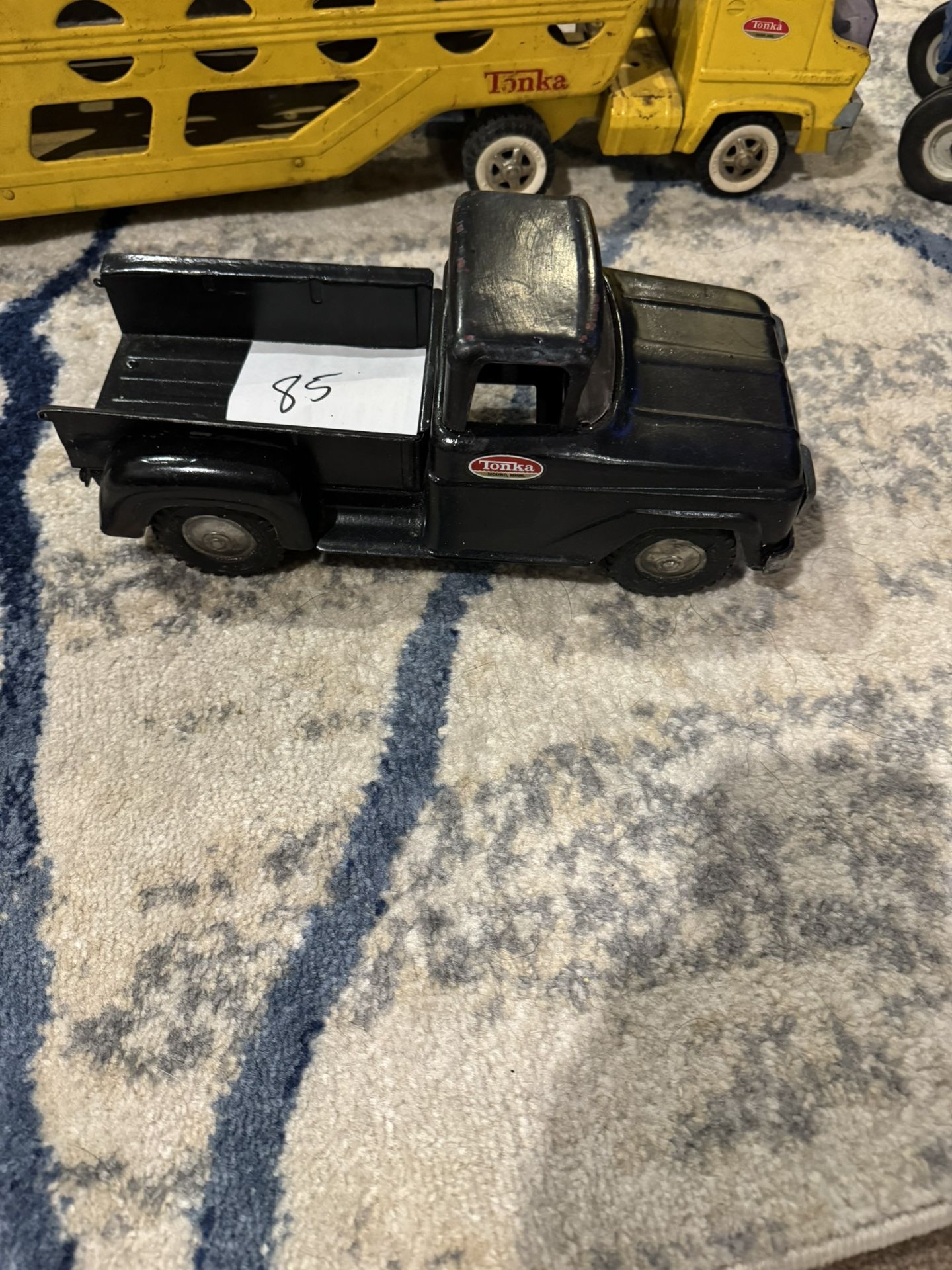 Tonka And Green Tractor